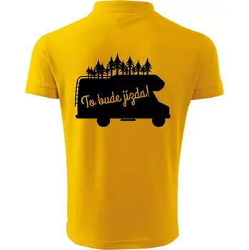 Pánská košile To bude jízda - alkovna - Polokošile pánská Pique Polo 203 - XL ( Žlutá )