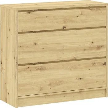 Dětská skříň Komoda BASIT 3S 100 - dub artisan