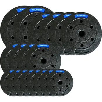 THUNDER Sada kompozitních závaží SET-B-07-60KG VÍCEBAREVNÁ