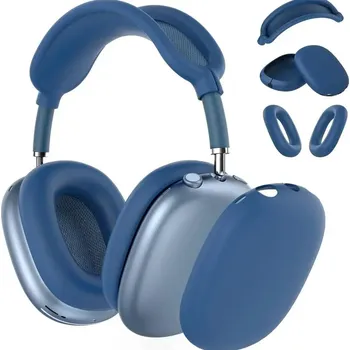 Příslušenství pro sluchátka Enem Jednobarevný obal 3v1 na Airpods MAX - Navy Blue IRAMX-003