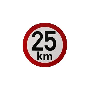 samolepka Samolepka značení konstrukčních rychlostí 25 km