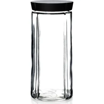 Dóza na potraviny Rosendahl Grand Cru skleněná dóza s víkem 1,5 l, black, 15150