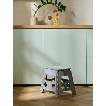 Obývací pokoj Sinsay - Skládací podnožka - šedá - 155FS-09X - 155FS-09X-ONE