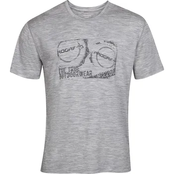 Triko krátké pánské Progress AORAKI šedý melír M