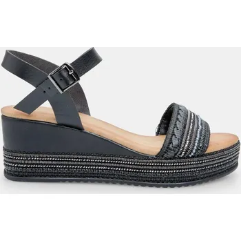 Dámské sandále Baťa dámské sandály na klínku černé, vel. 37
