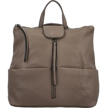 Trendy dámský koženkový kabelko-batoh Siwana, šedý