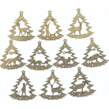 Vánoční ozdoba E-myslivost Myslivecké vánoční ozdoby - sada