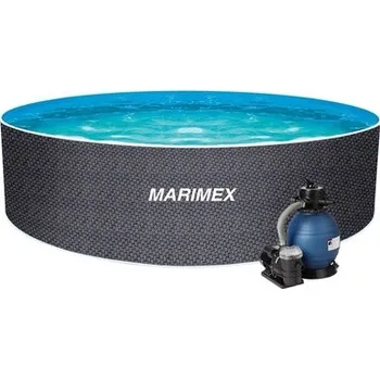 Bazén Orlando 3,66 x 1,22 m - motiv RATTAN, s pískovou filtrací 4,5m3/hod