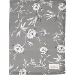 GreenGate Bavlněný ubrus Aslaug Dark Grey 150x150