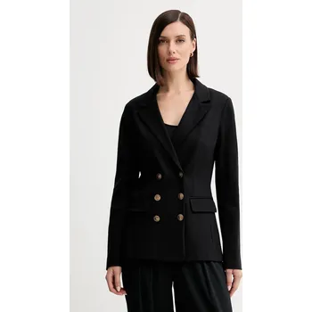 Dámské sako Sako Guess MAELICE černá barva, W5YN39 KCMU2 W5YN39.KCMU2 99X, vel. L