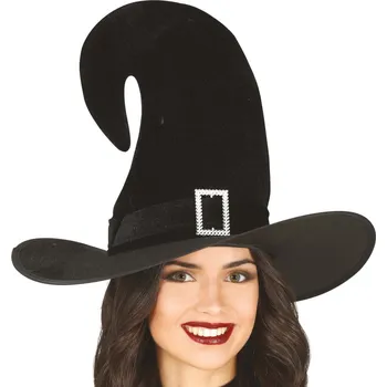 Klobouk Sametový čarodějnický klobouk