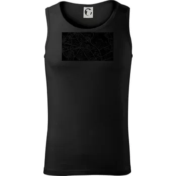 Kiev - mapa - Tílko pánské Core - XL ( Černá )