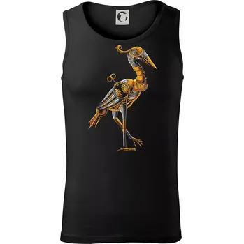 Pánské termoprádlo Steampunk čáp - Tílko pánské Core - M ( Černá )