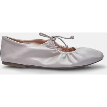 Dámské baleríny Baťa baleríny s mašlí a řasením pro ženy béžové, vel. 38
