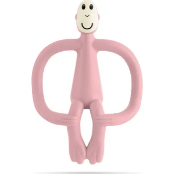 MATCHSTICK MONKEY Kousátko a zubní kartáček Dusty Pink