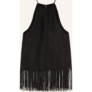 Envelope 1976 Dámský Top Fringe S Třásněmi, černá, 36