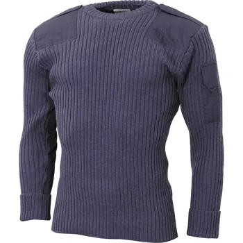 Pánský svetr Armda Britsk Svetr britský COMMANDO ŠEDÝ/MODRÝ použitý ŠEDÁ - GREY 74