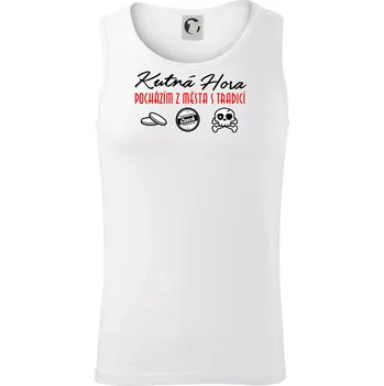 Kutná Hora město s tradicí - Tílko pánské Core - XL ( Bílá )