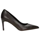 Hnědé Lodičky Na Podpatku Se Hadím Vzorem Wojas 3517450 37,5