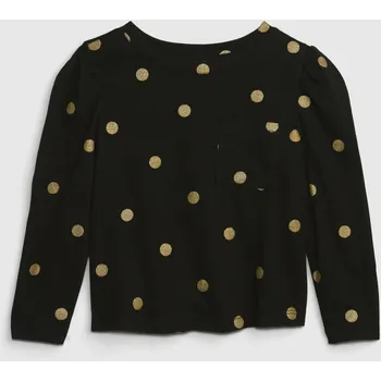 Dívčí tričko GAP Dívčí Baby tričko Mix & Match s kapsičkou GAP Černá 110 (2438416)