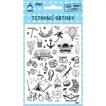 Odstranitelné tetování Černé piko tetovací obtisky - CESTOVÁNÍ