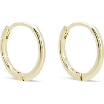 Náušnice Pozlacené kruhové náušnice Ø 1,5 cm 3763