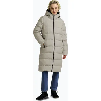 Dámský péřový kabát Jack Wolfskin Frozen Palace pale sand