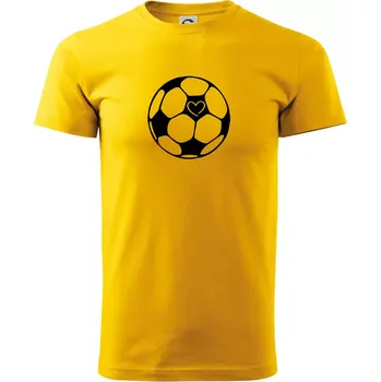 I love fotbal míč - Triko extra velké (5-8XL) - 8XL ( Žlutá )
