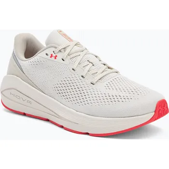 Dámská obuv Dámské běžecké boty Under Armour Sonic 7 summit white/khaki base/racer red