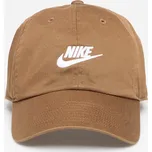 Kšiltovka Nike Club Unstructured Futura Wash Cap Mosswood Brown/ White S/M