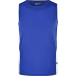 James&Nicholson Pánský běžecký top JN305 Royal-White M