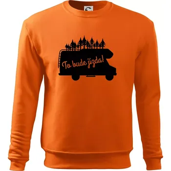 Pánská mikina To bude jízda - alkovna - Mikina Essential pánská - XL ( Oranžová )