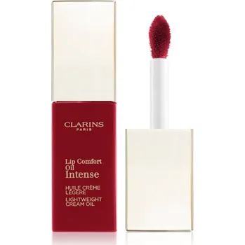 Lesk na rty Clarins Lip Comfort Oil Intense olejový lesk na rty s vyživujícím účinkem odstín 07 Intense Red 6 ml