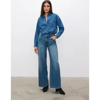 Sinsay - Džíny wide leg - modrá - 891EV-67J - 891EV-67J-40