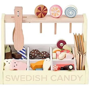 Hra na obchod Kid's Concept Dřevěný obchůdek se sladkostmi
