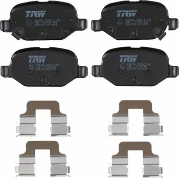 Brzdová destička Sada brzdových destiček, kotoučová brzda TRW GDB1950