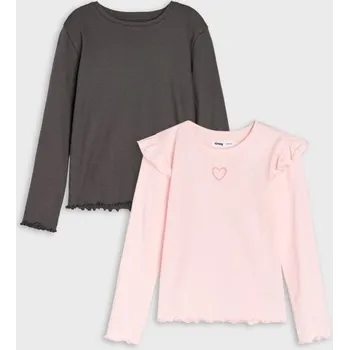 Oblečení a móda Sinsay - 2 balení triček s dlouhým rukávem - vícebarevná - 866DN-MLC - 866DN-MLC-134