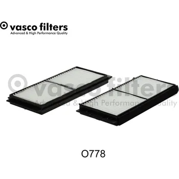 Ventilátor topení a klimatizace Filtr, vzduch v interiéru VASCO O778