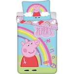 Bavlněné povlečení Peppa Pig PEP016 70x90, 140x200