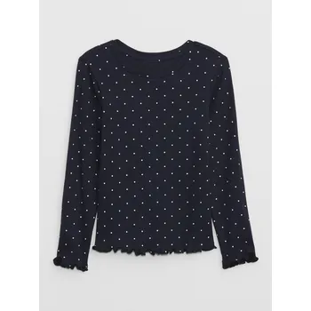 Dětská móda GAP Dívčí Baby vzorované tričko GAP Modrá 80-86 (2439416)