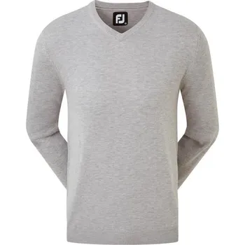 FootJoy Wool Blend V-Neck pánský svetr, šedý pánské, L