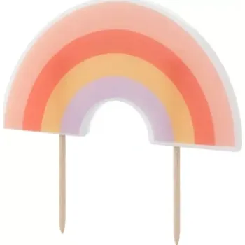 Dortová svíčka Dortová svíčka pastelová duha