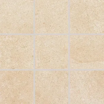 Dlažba Kaamos, DAK11586, dlaždice slinutá, 10 x 10 cm, béžová