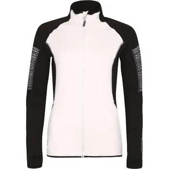 Dámská mikina Progress NORA dámská funkční sportovní celopropínací mikina černá/bílá Velikost: L