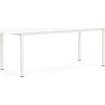 Jídelní stůl HAY Stůl Annex Overhang 240x90, cream white/white laminate