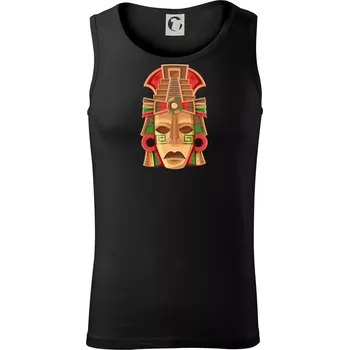 Mayové maska červené uši - Tílko pánské Core - M ( Černá )