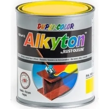 barva na kov Alkyton antikorozní barva RAL 1021 žlutá hořčičná 750 ml