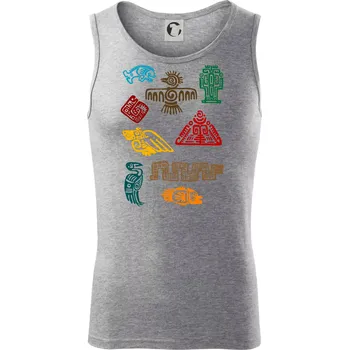 Mayové - ikony příšery - Tílko pánské Core - L ( Tmavě šedý melír )