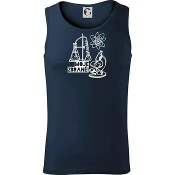 Moje zbraně - chemie - Tílko pánské Core - 2XL ( Námořní modrá (velmi tmavá - téměř černá) )