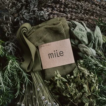 Dámské punčochy MILE Punčochy s kšandami bylinkově zelené Velikost (od výrobce): 98